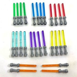 Star Wars Lightsabers Mini Figure Accessories 28pcs lot NEW!